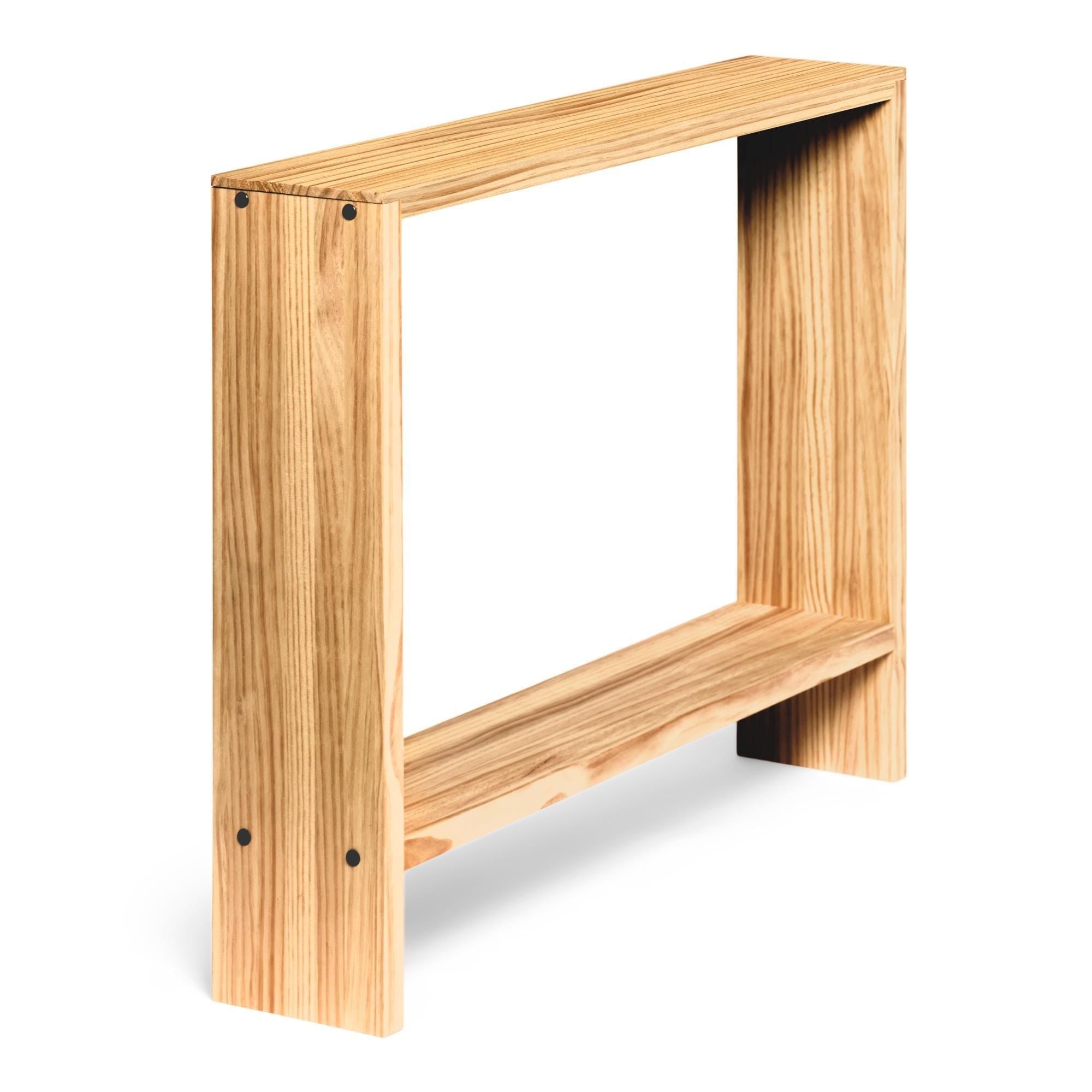 AGANO Consola - Recibidor de madera maciza. Acabado "O A K".