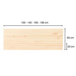 HIYORI Cabecero de madera maciza. Acabado 