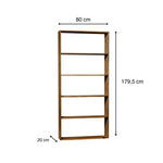 TSURUGI Estantería - Librería. Altura 179,5 cm. Acabado 