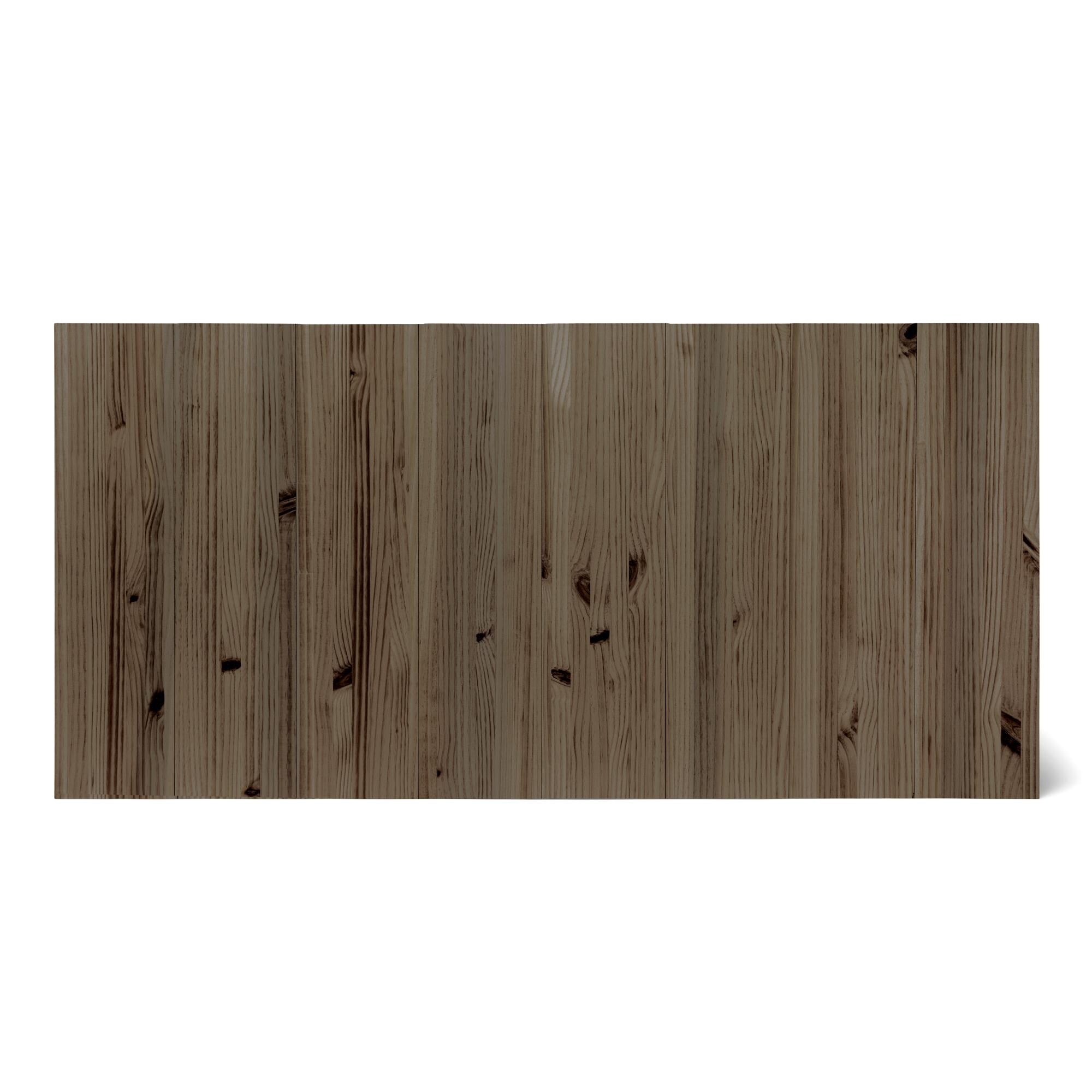 KITA Cabecero de madera maciza. Acabado "R A W  G R A Y".