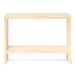 AKAISHI Table de nuit en bois massif. Acabado 