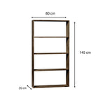 TSURUGI Estantería - Librería. Altura 145 cm. Acabado 