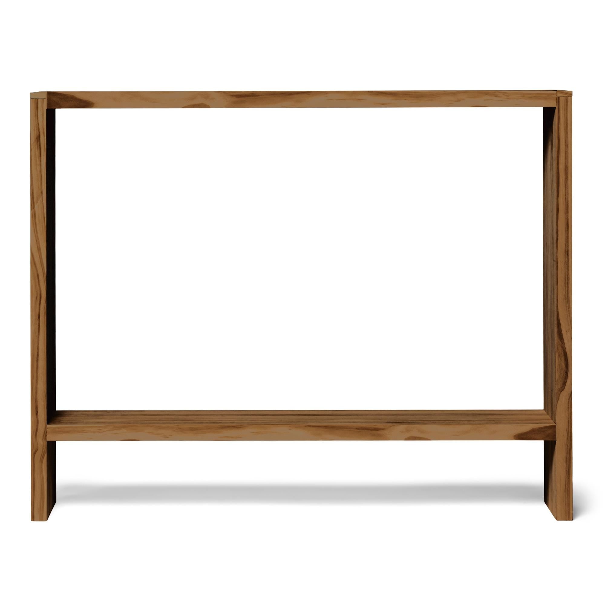 AGANO Consola - Recibidor de madera maciza. Acabado "D A R K".