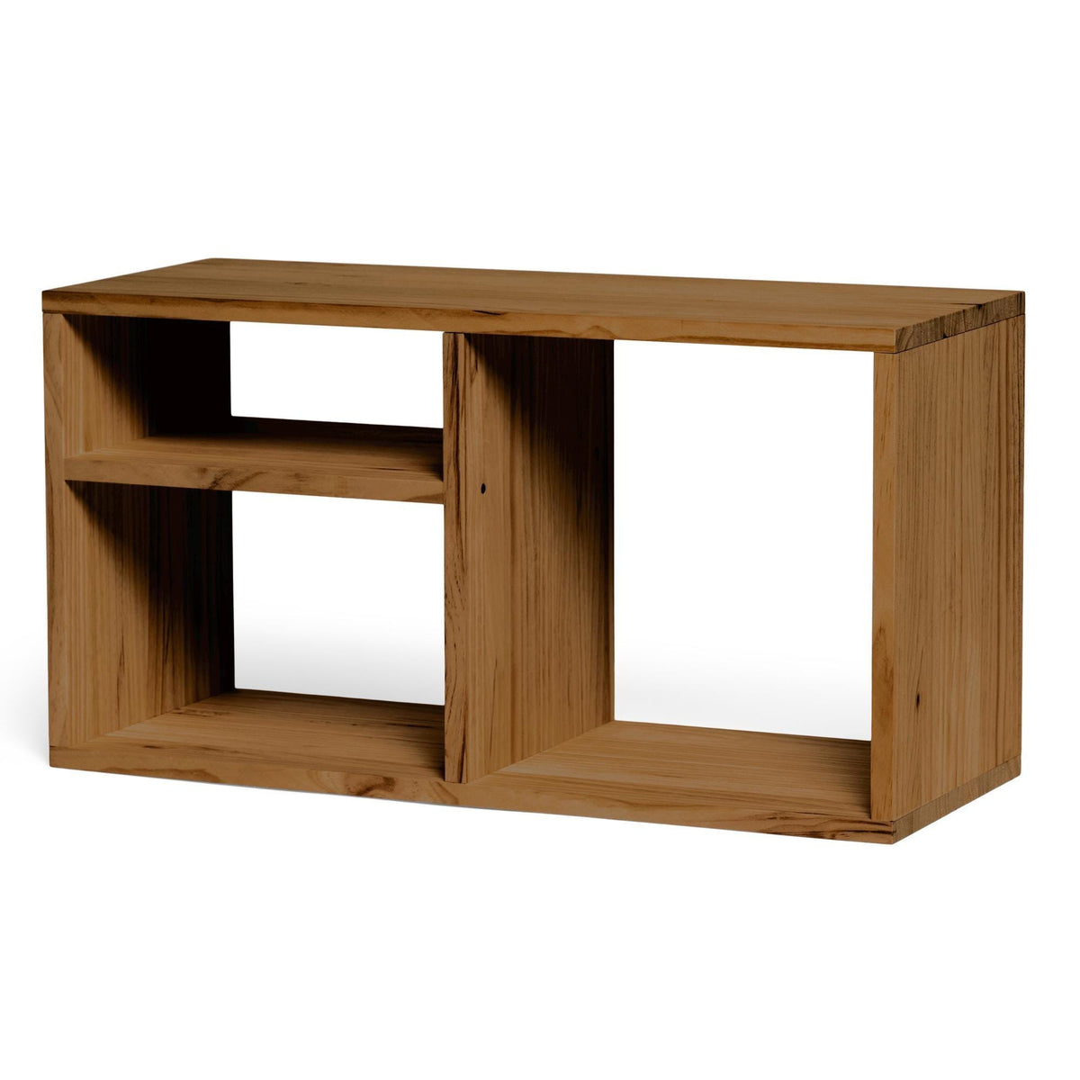 TESHIO Bookshelf - TV Unit. "DARK" Finish.