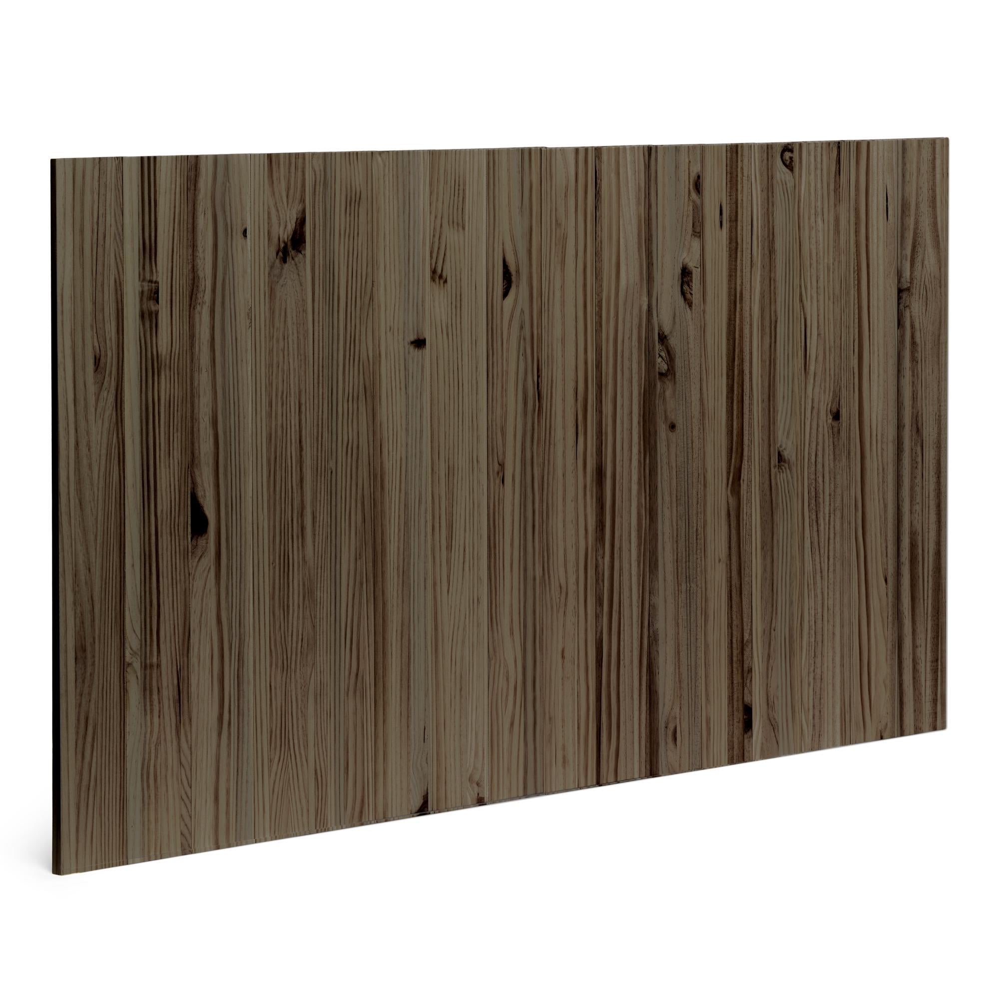 YARI Cabecero de madera maciza. Acabado "R A W  G R A Y".