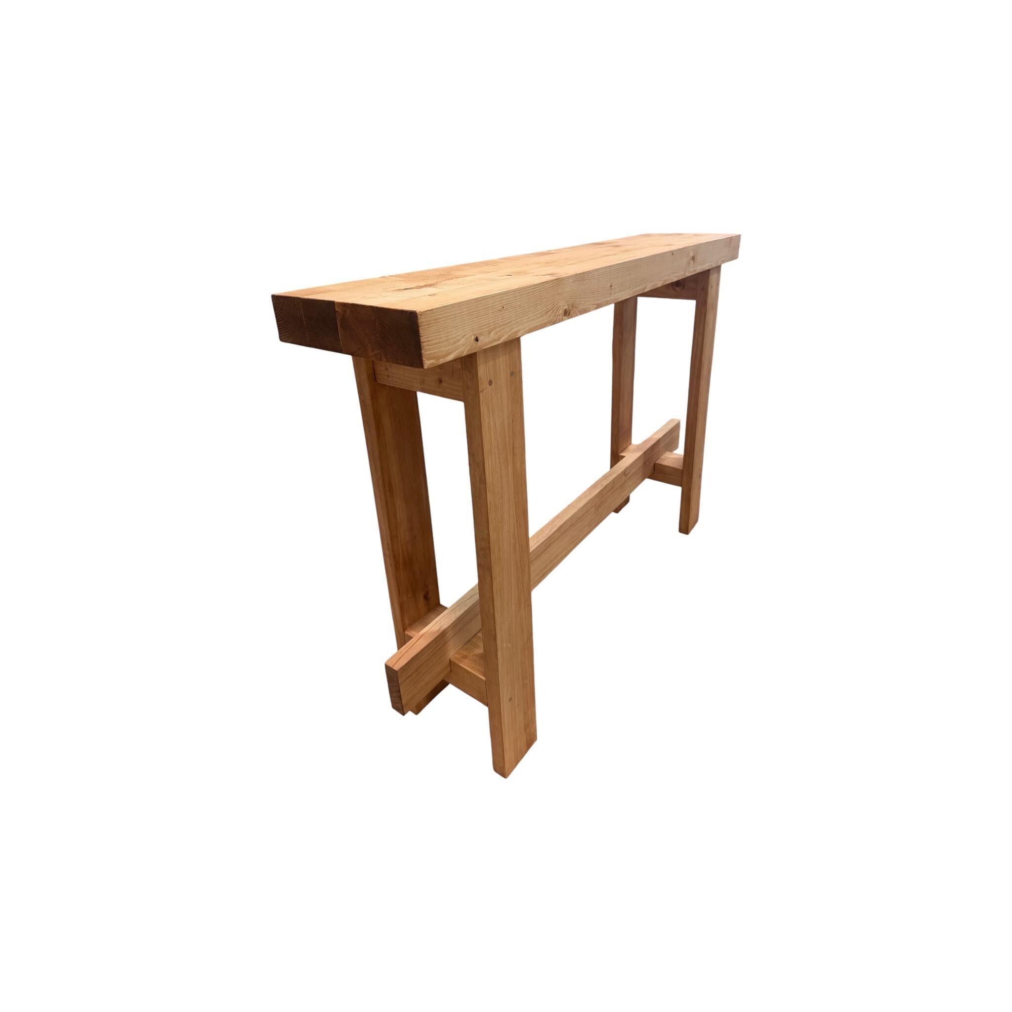 SHARI Consola - Recibidor de madera maciza. Acabado "D A R K".