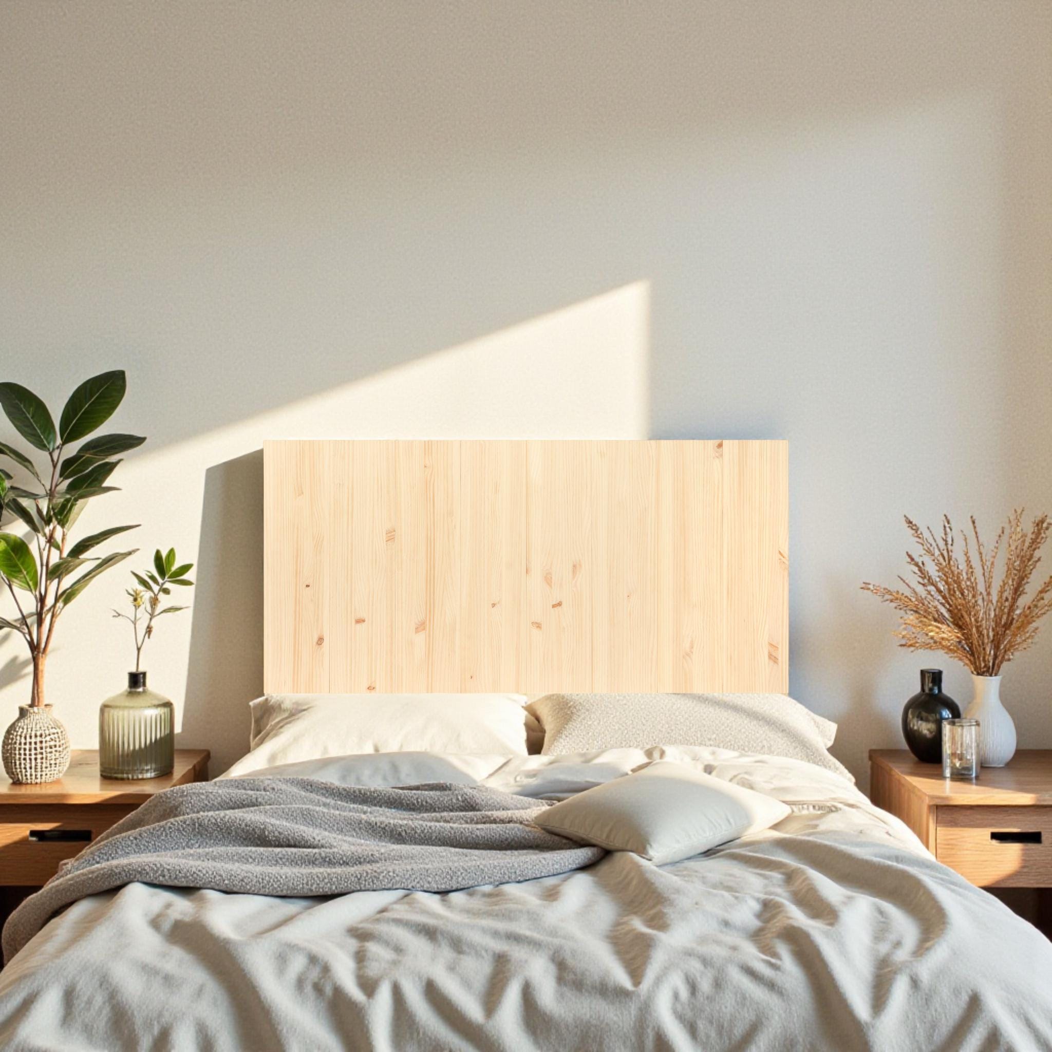 KITA Cabecero de madera maciza. Acabado "N A T U R A L".