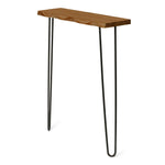 UTSUGI Consola - Recibidor de madera maciza con borde vivo. Acabado 