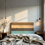 FUJI Cabecero de madera maciza. Altura: 80 cm. Acabado 