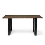 KASA Mesa de comedor de madera maciza. Acabado 