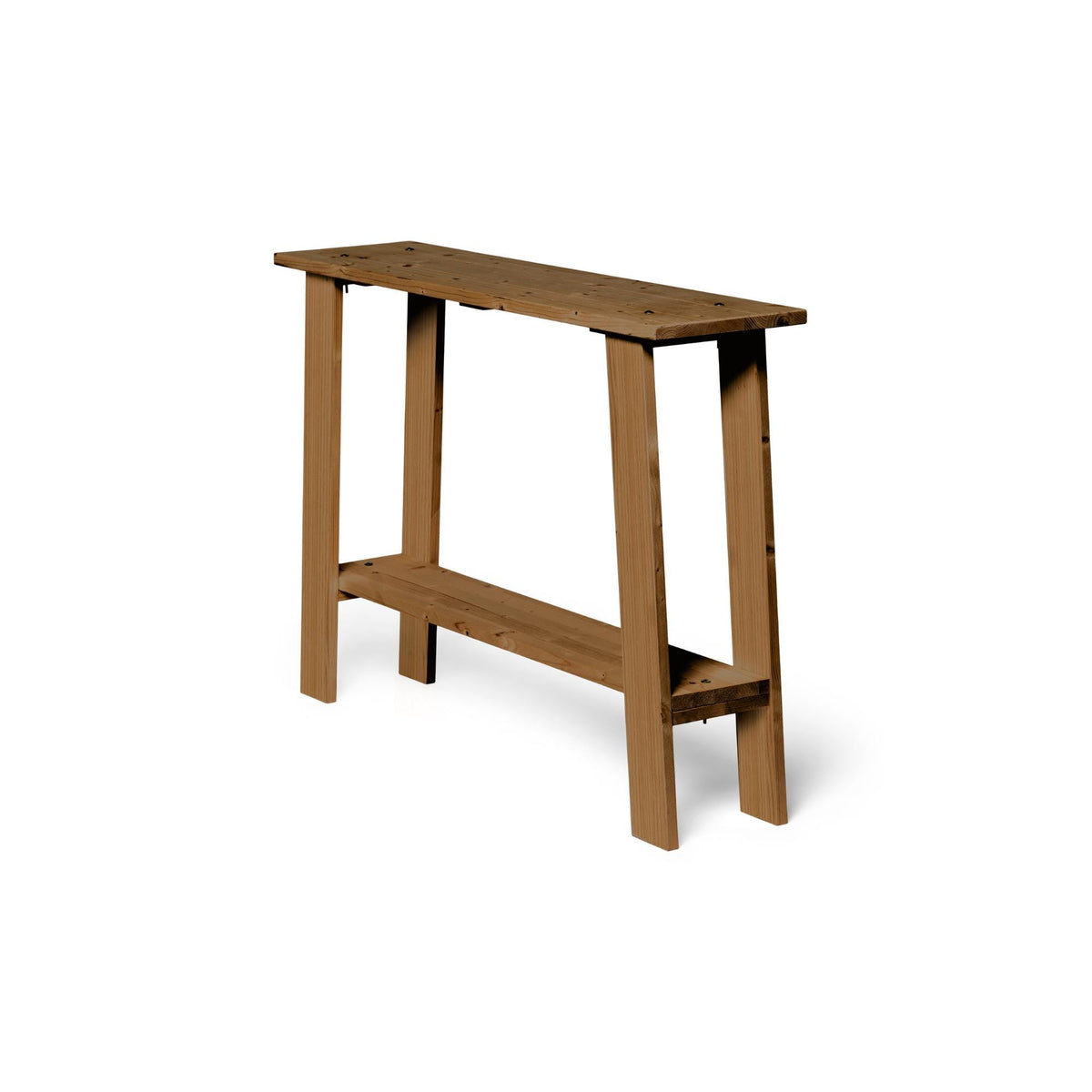 NASU Console - Hallway table in solid wood. "DARK" finish.