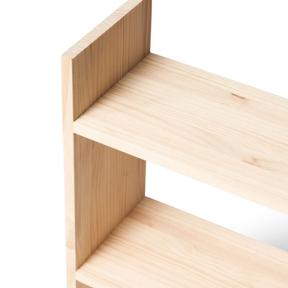 KUJU Kitchen Shelving Unit - Bookcase. "NATURAL" Finish.