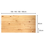 FUJI Cabecero de madera maciza. Acabado 