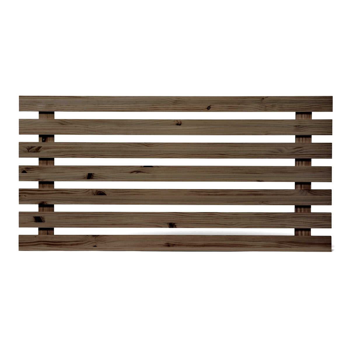 AINO Solid wood bed headboard. "R A W G R A Y" finish.