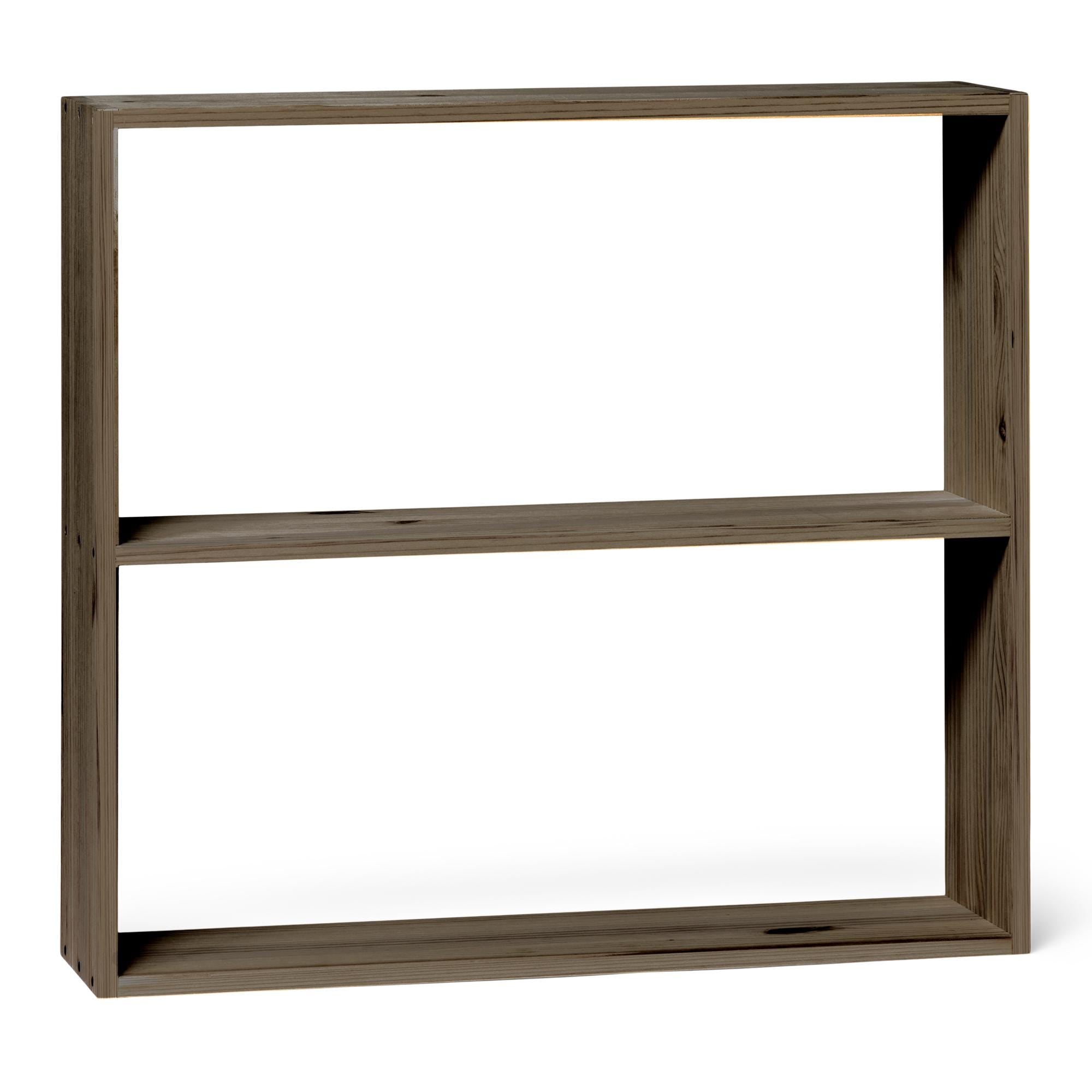 TSURUGI Estantería - Librería. Altura 73,5 cm. Acabado "R A W  G R A Y"