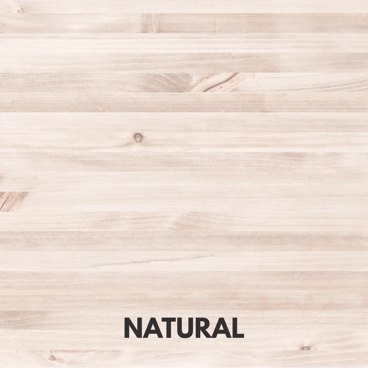 Acabado NATURAL madera maciza pino radiata solo lijado Raw Wood