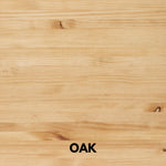 Acabado OAK madera maciza pino radiata aceite natural Raw Wood