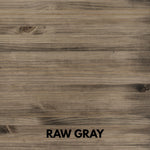 Acabado RAW GRAY madera maciza pino radiata Shou Sugi Ban Raw Wood