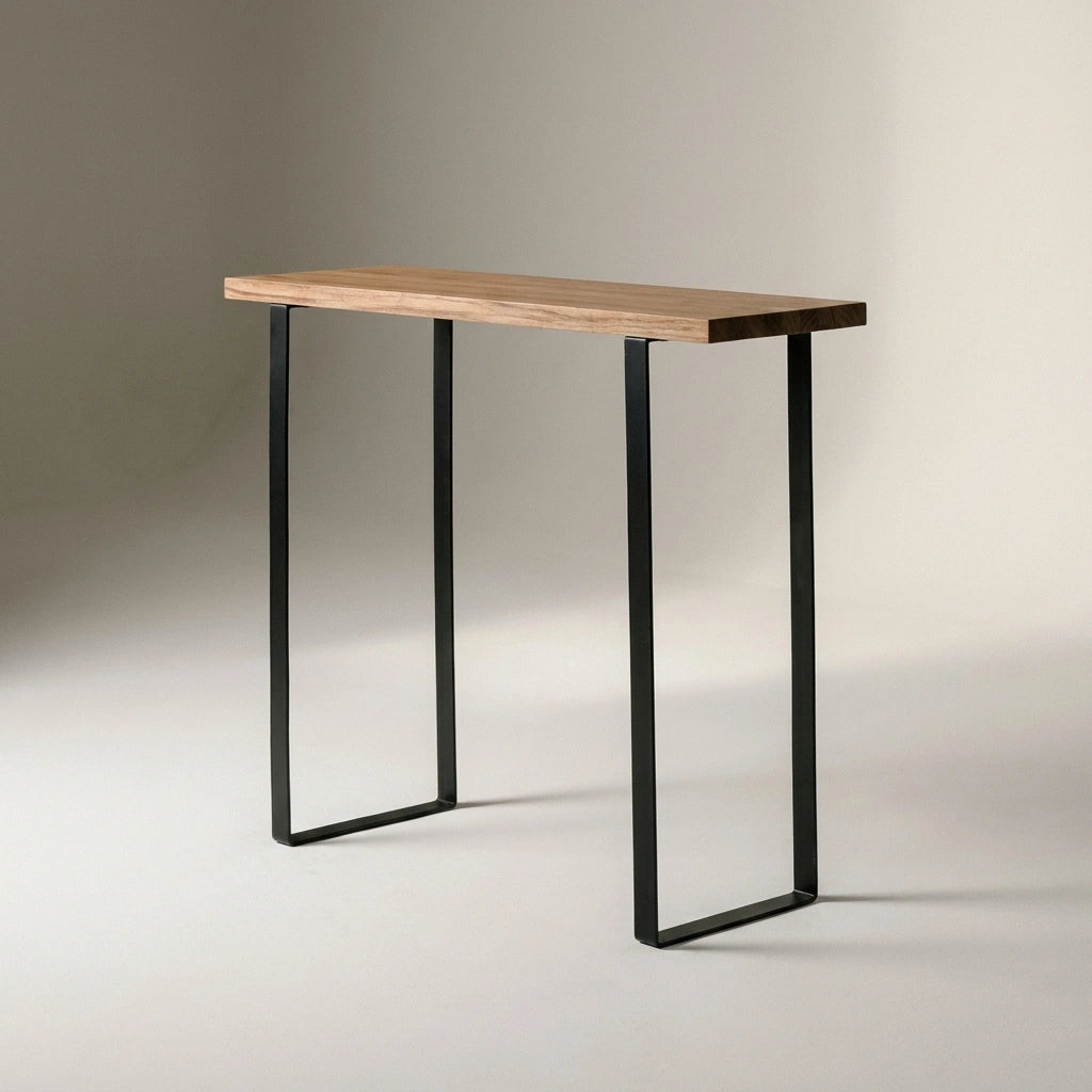 ARAKAWA Console Table - Solid wood entryway table. "DARK" finish.