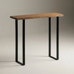 ARAKAWA Console Table - Solid wood entryway table. 