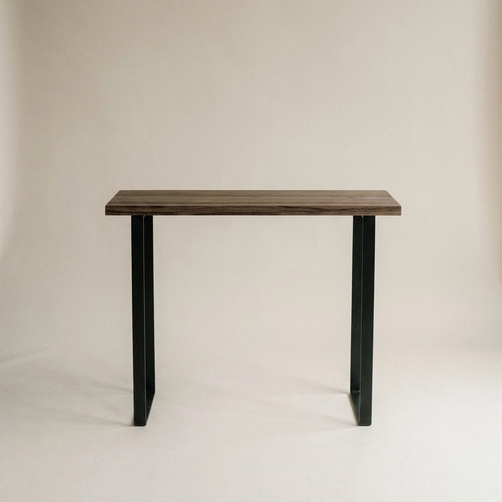 ARAKAWA Console - Hallway table in solid wood. "RAWGRAY" finish.