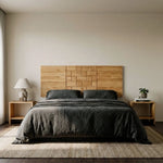 Tête de lit en bois massif CUBIC.