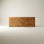 Tête de lit en bois massif CUBIC.