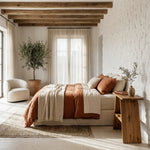 ENA Solid wood bedside table. 