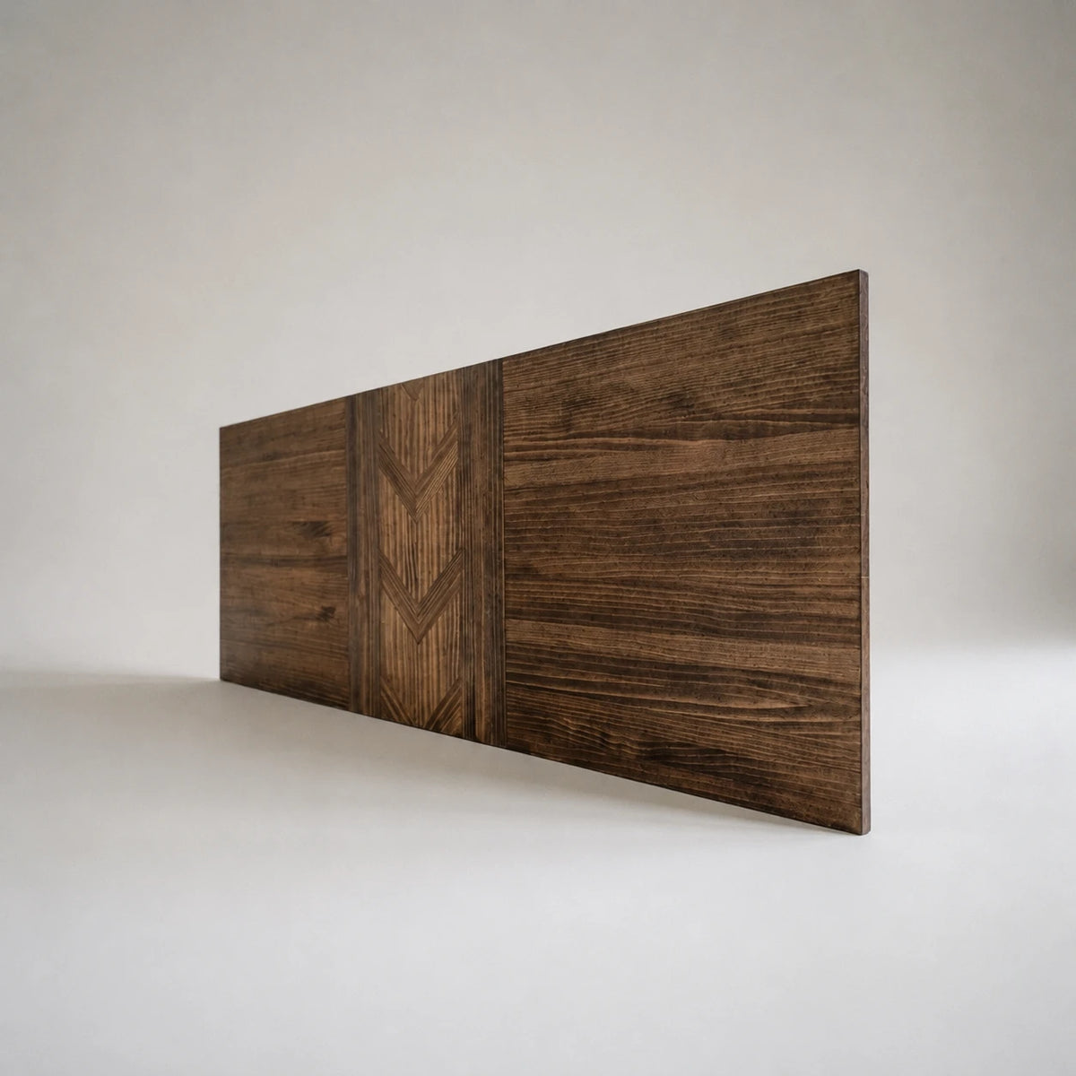 ETNIC Cabecero de cama de madera maciza.