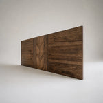 ETNIC Cabecero de cama de madera maciza.