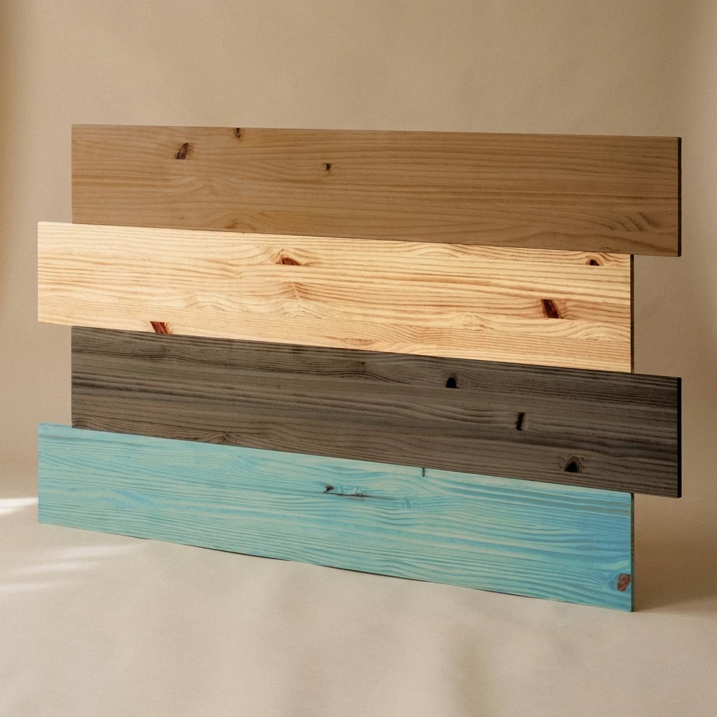 HIGASHI Solid wood headboard. Height: 80 cm. "COLORS" finish.