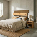 HIGASHI Solid wood headboard. Height: 80 cm. 
