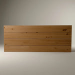 HIYORI Cabecero de cama de madera maciza. Acabado 