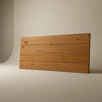 HIYORI Cabecero de cama de madera maciza. Acabado 