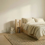 IWAKI Solid wood bedside table. 