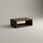 KINPU Solid wood floating bedside table. 