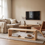 MIUNE Mueble para TV de madera maciza. Acabado 