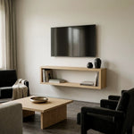 MIUNE Mueble para TV de madera maciza. Acabado 