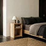 TEKARI Solid wood bedside table. 