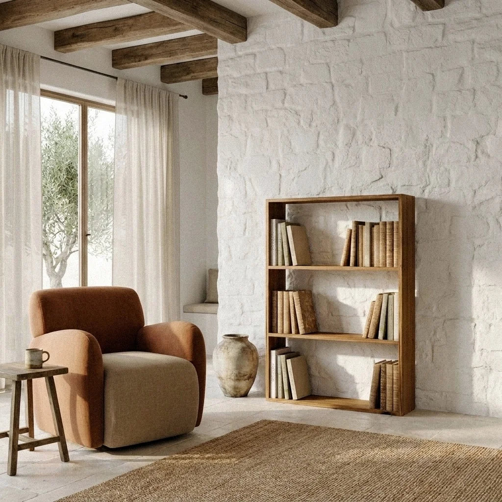 TSURUGI Estantería - Librería. Hauteur 106,5 cm. Acabado "DARK"