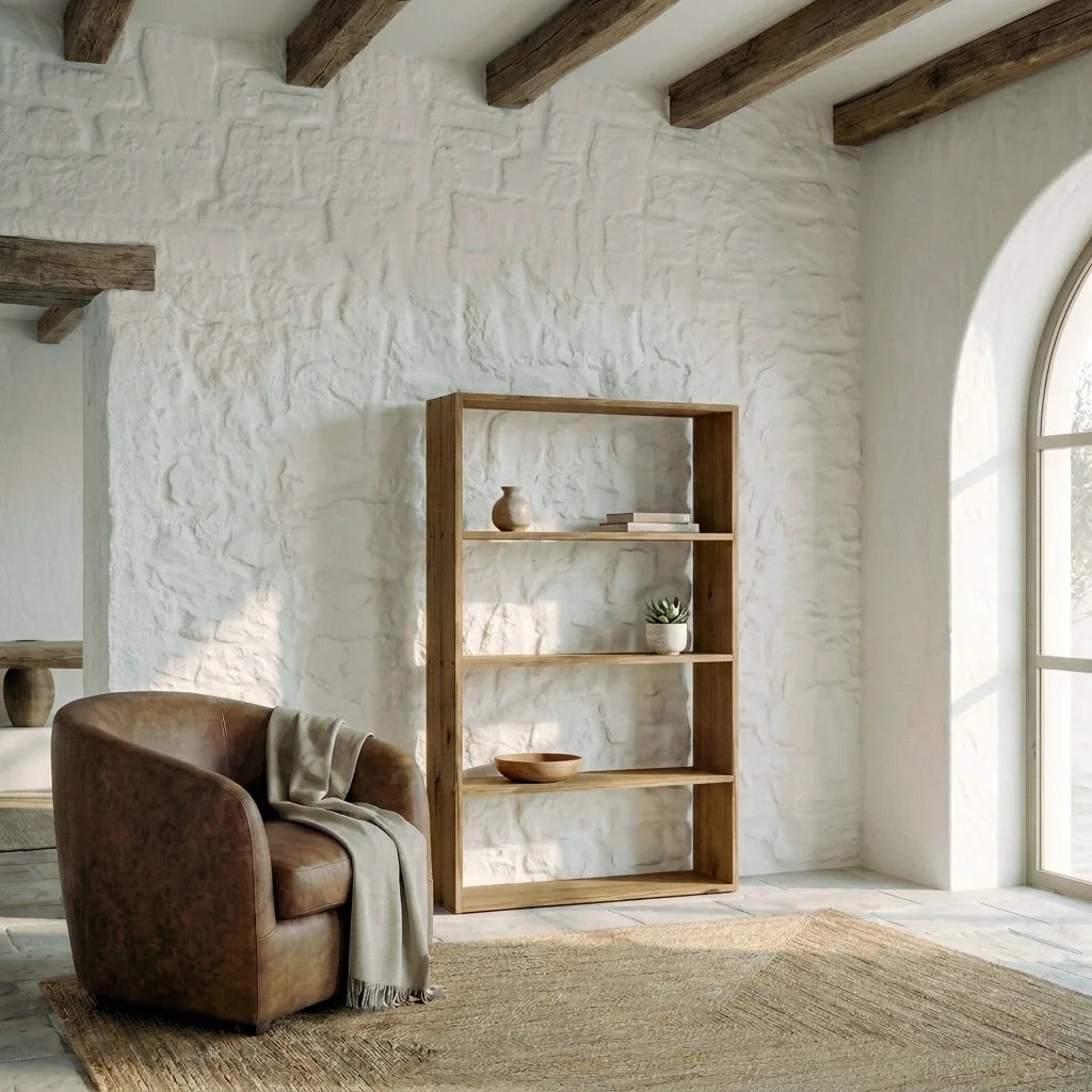 TSURUGI Estantería - Librería. Hauteur 145 cm. Acabado "DARK"