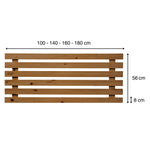 AINO Cabecero de madera maciza. Acabado 