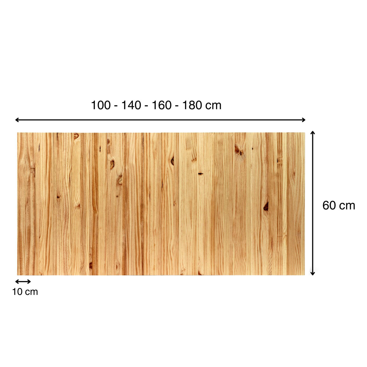 YARI Solid Wood Headboard. "OAK" finish.