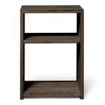 TEKARI Table de nuit en bois massif. Accabado 