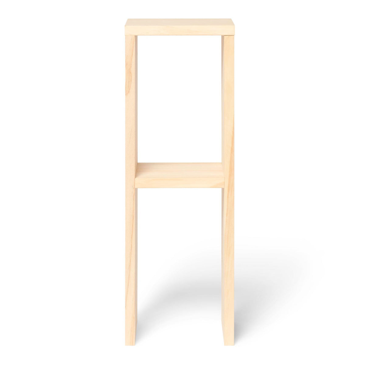 IWAKI Solid wood bedside table. "NATURAL" finish.