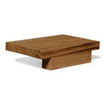 ONTAKE Floating bedside table in solid wood. 
