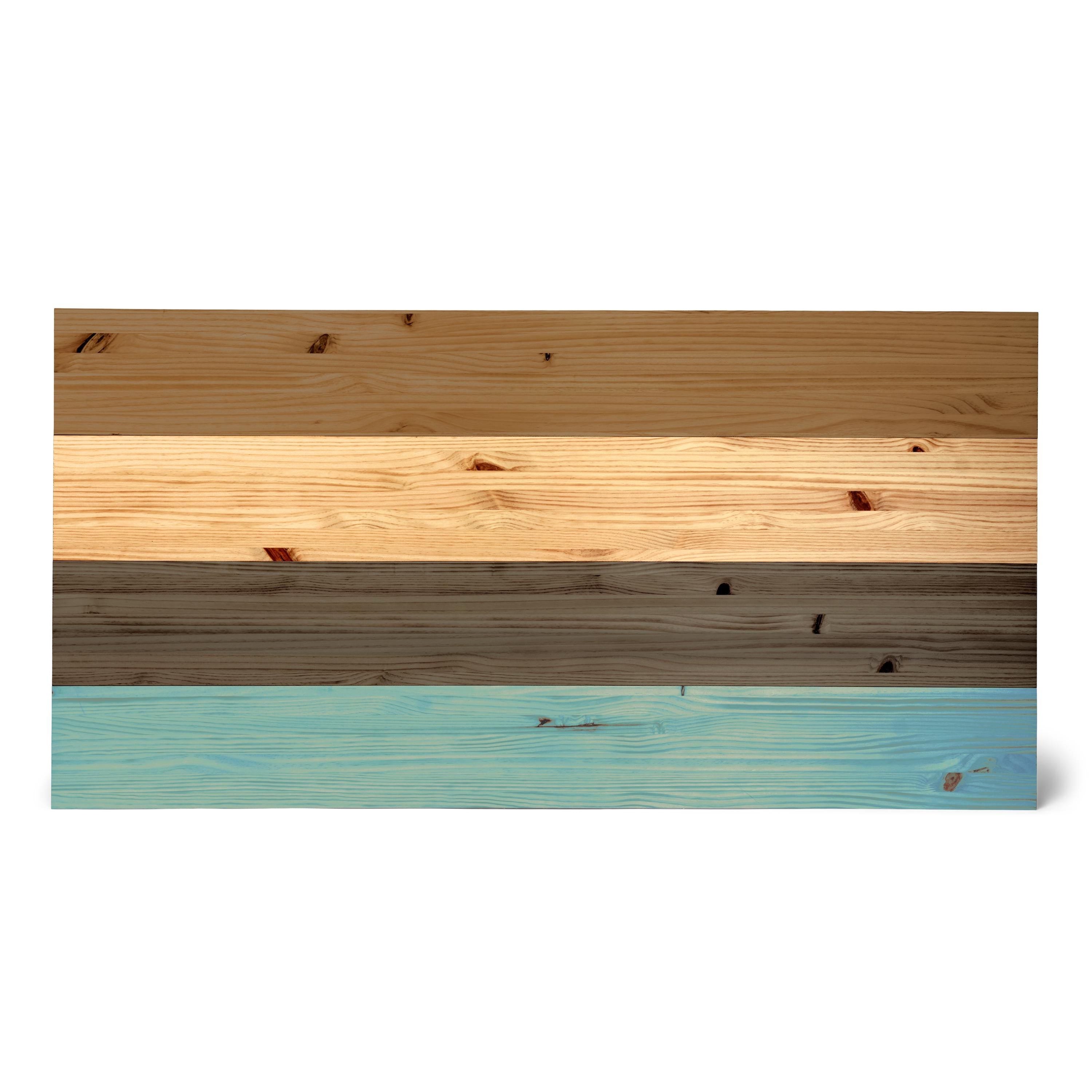 FUJI Cabecero de madera maciza. Altura: 80 cm. Acabado "C O L O R S".