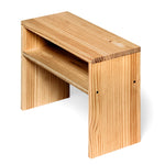 HOO Mesita de noche de madera maciza. Acabado 