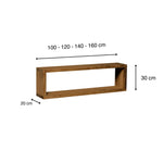 MIUNE Mueble para TV de madera maciza. Acabado 