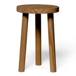KARASAWA Taburete - Mesita de noche de madera maciza. Acabado 